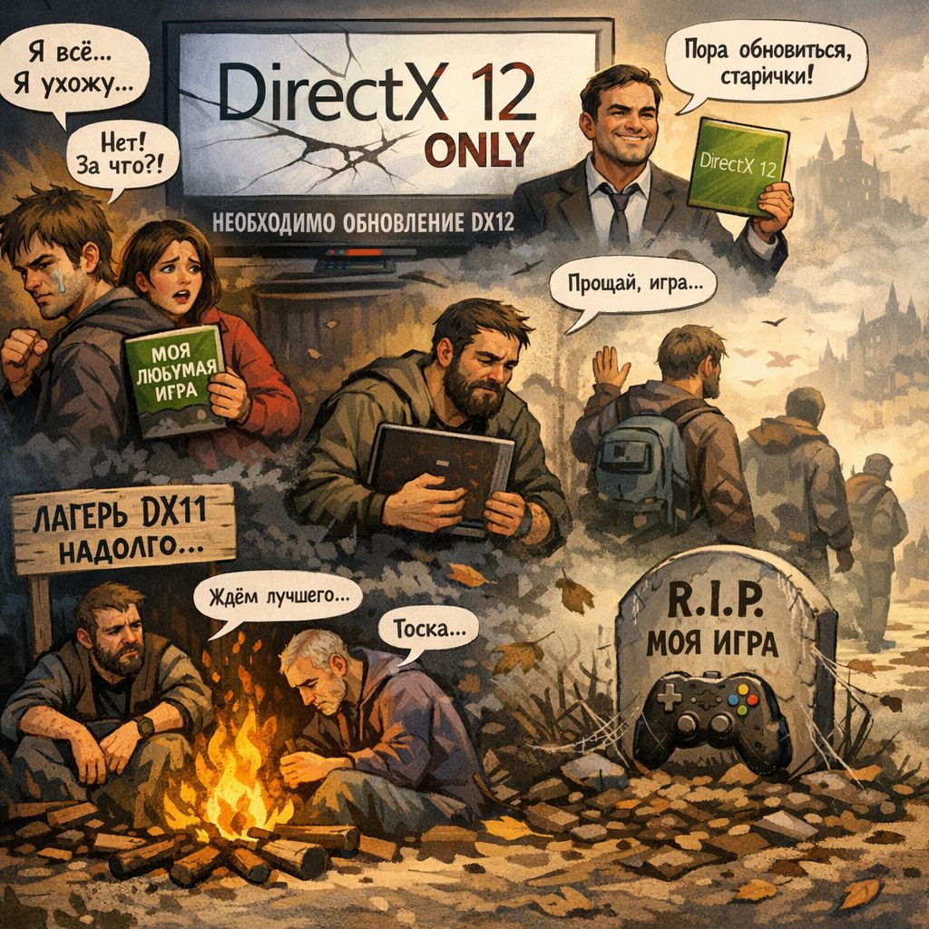 Как переход на новую версию DirectX заставил часть сообщества отказаться от любимой игры на годы